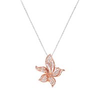 Collier Amen Femme in Argent Zircone CLFILURBZ